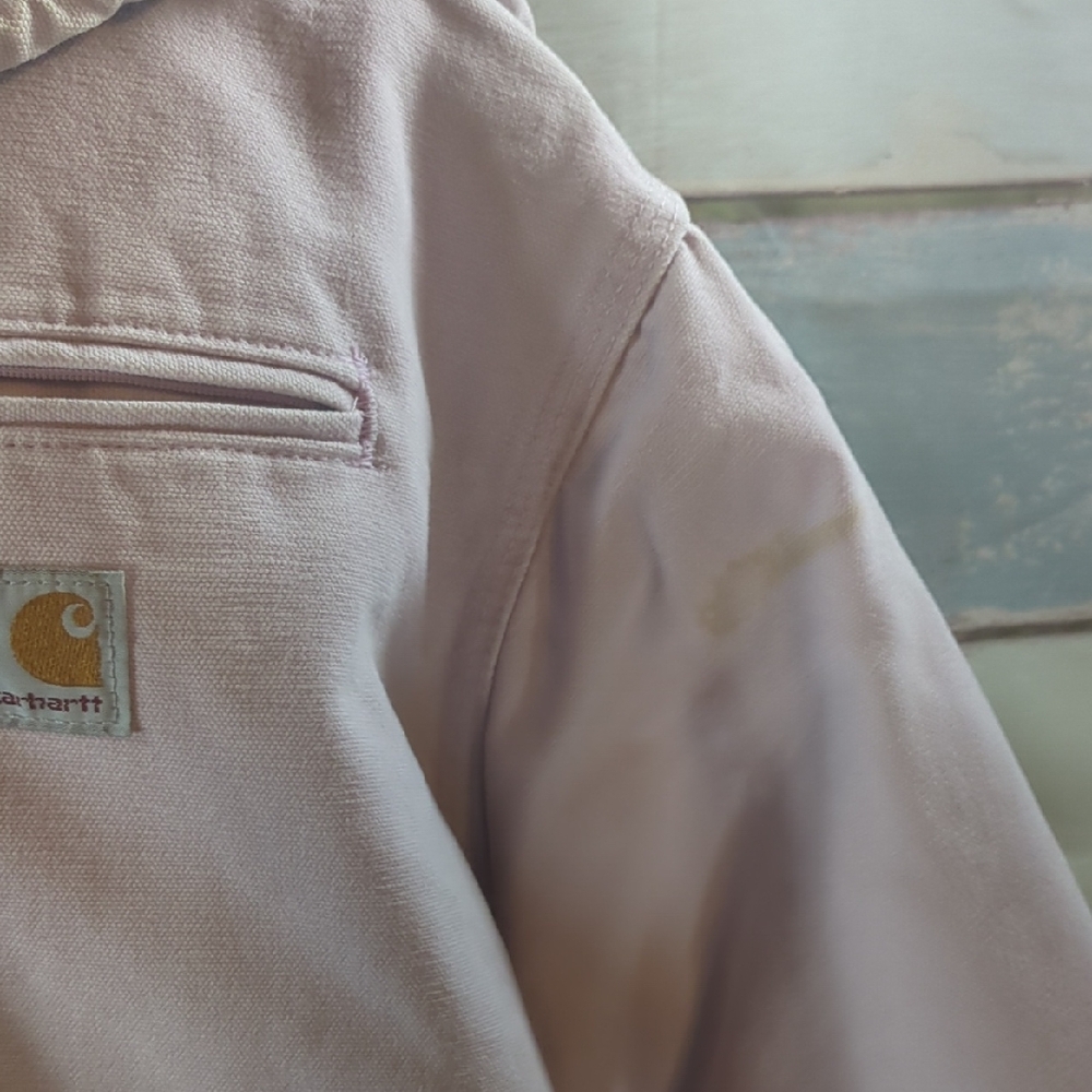 Carhartt Women's Pale Pink Utility Jacket - Picture 6 of 12
